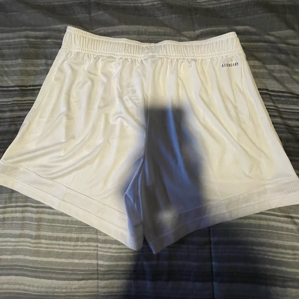 adidas white shorts in medium never been worn comes with tags